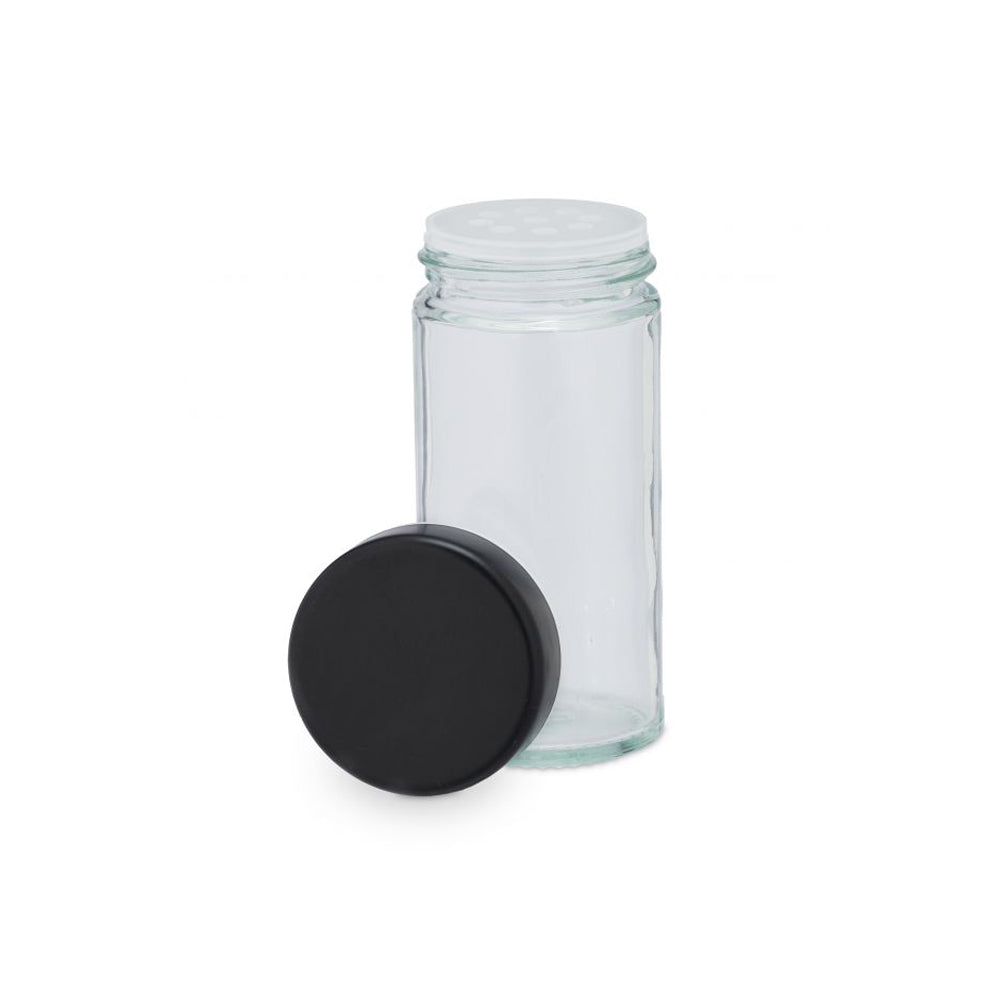 Modern Matte Black Revolving Spice Organizer (12 Pc.)