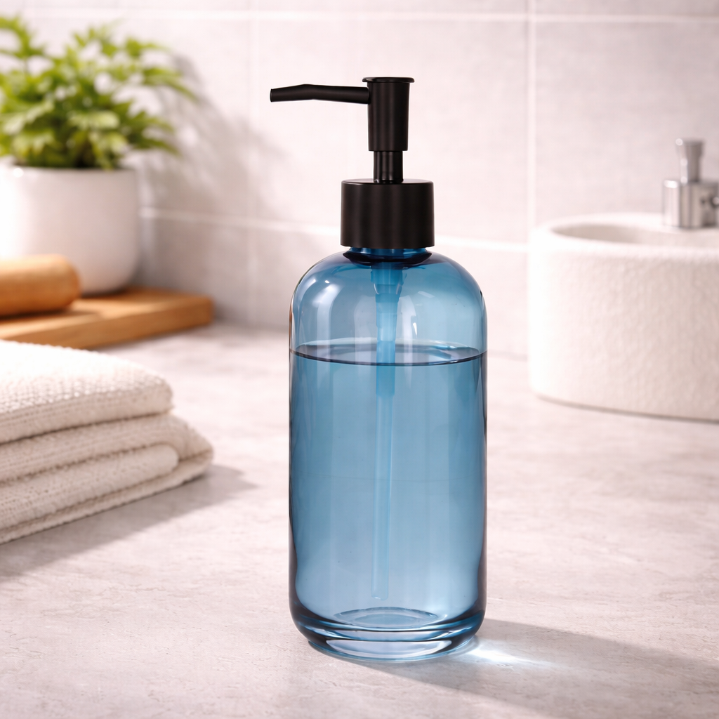 Danny Home Glass Bottle Soap Dispenser