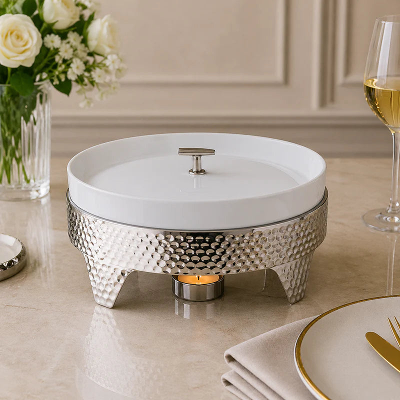 Brilliant Compact 8-Inch Round Platter