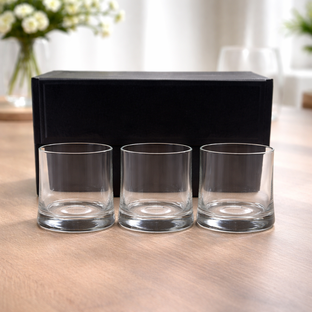 6 Pcs Premium Classic Short Tumbler Glass Set