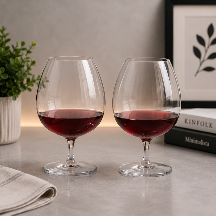 Danny Home Crystal Brandy Glass Set – 800ml (2 Pcs)