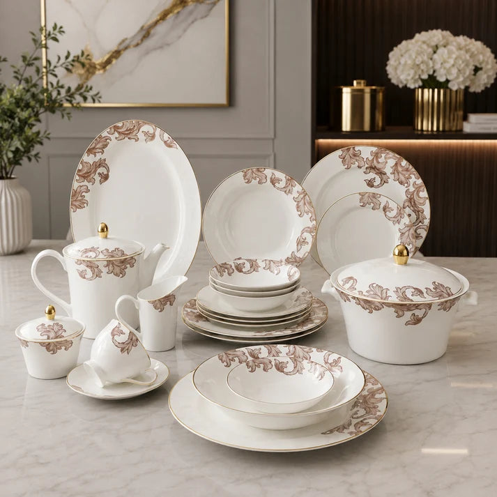 Imperial Arabesque Dinner Set – 61 Pieces