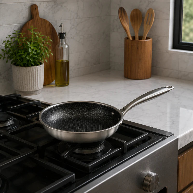 Stainless Steel Fry Pan | 22cm