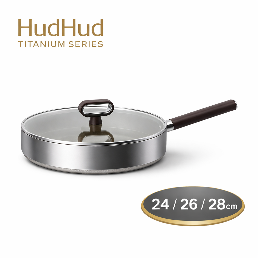 HudHud Titanium Fry Pan – 24–28cm