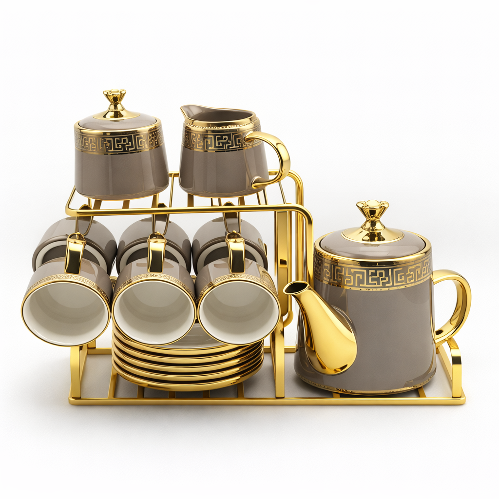 Porcelain Tea & Coffee Set – 15pcs