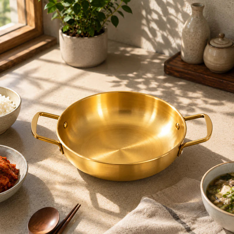 Korean Soup Pot – 18cm Gold
