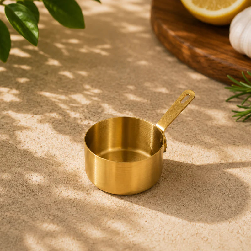 Mini SS Saucepan – 100ml Gold