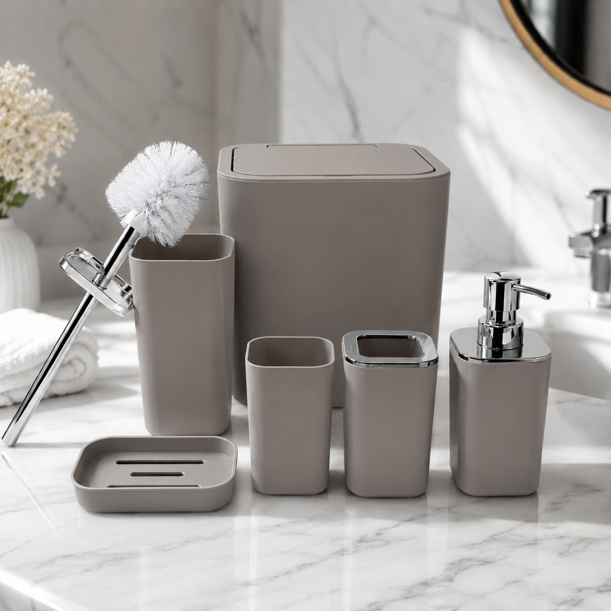 EliteStyle 6-Piece Bathroom Set