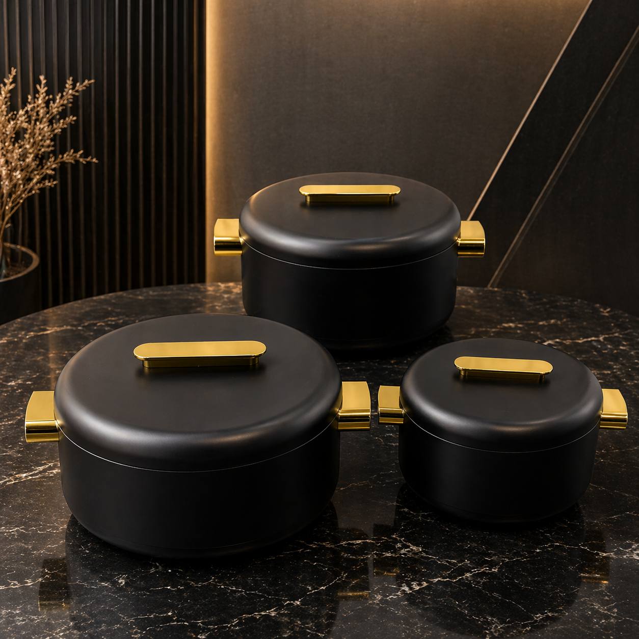 Luxury Casserole Set – 3 Piece Premium Hotpot