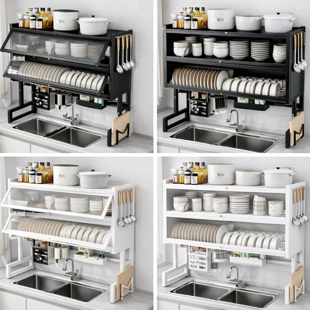 2-Tier Over Sink Dish Rack
