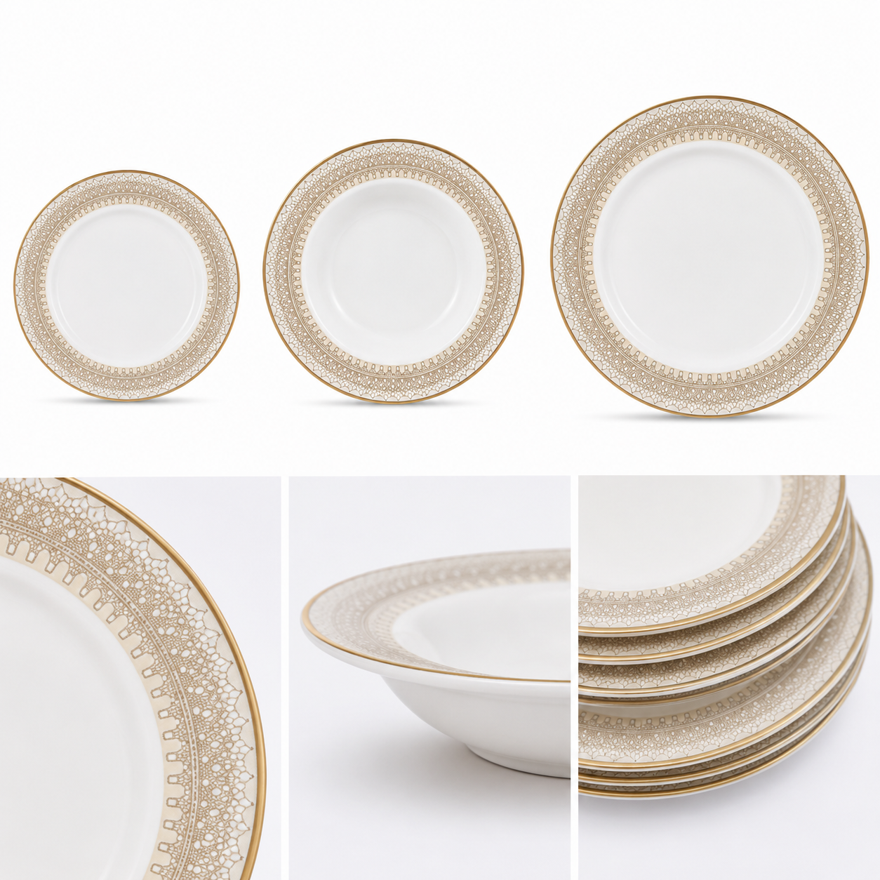 Premium Superbone 18pcs Dinnerware Set