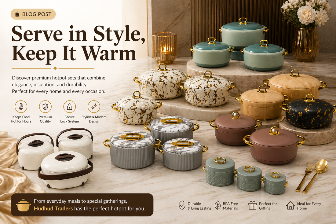 Luxury Hotpot Sets in Pakistan | Premium Insulated Casserole Sets – Hudhud Traders