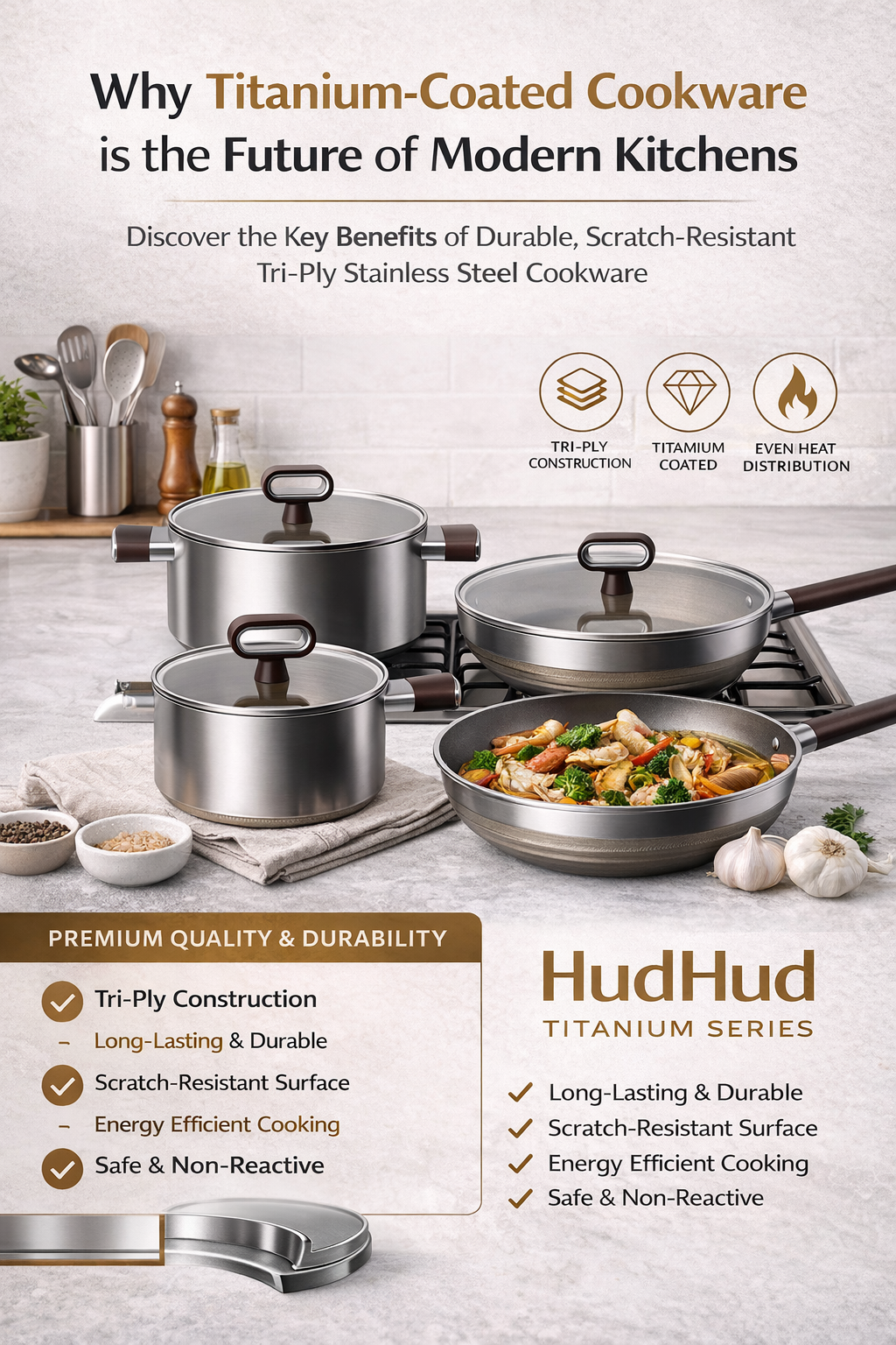 Why Titanium-Coated Cookware is the Future of Modern Kitchens