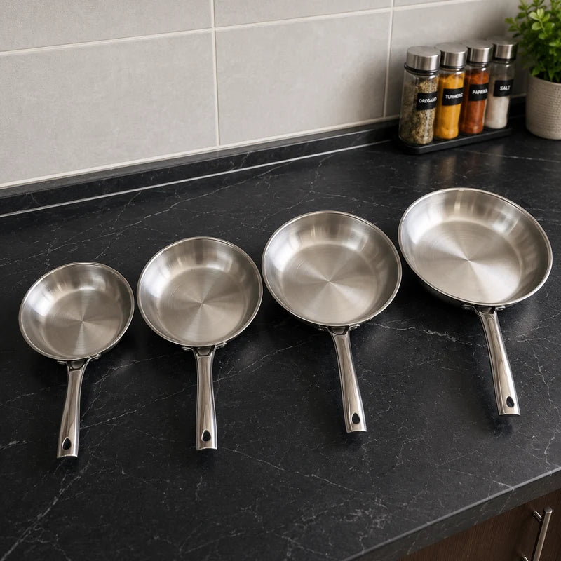 Falez Turkish Stainless Steel Fry Pan