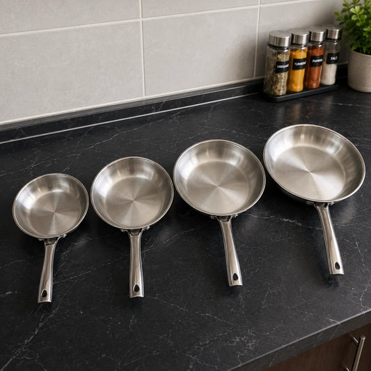 Falez Turkish Stainless Steel Fry Pan