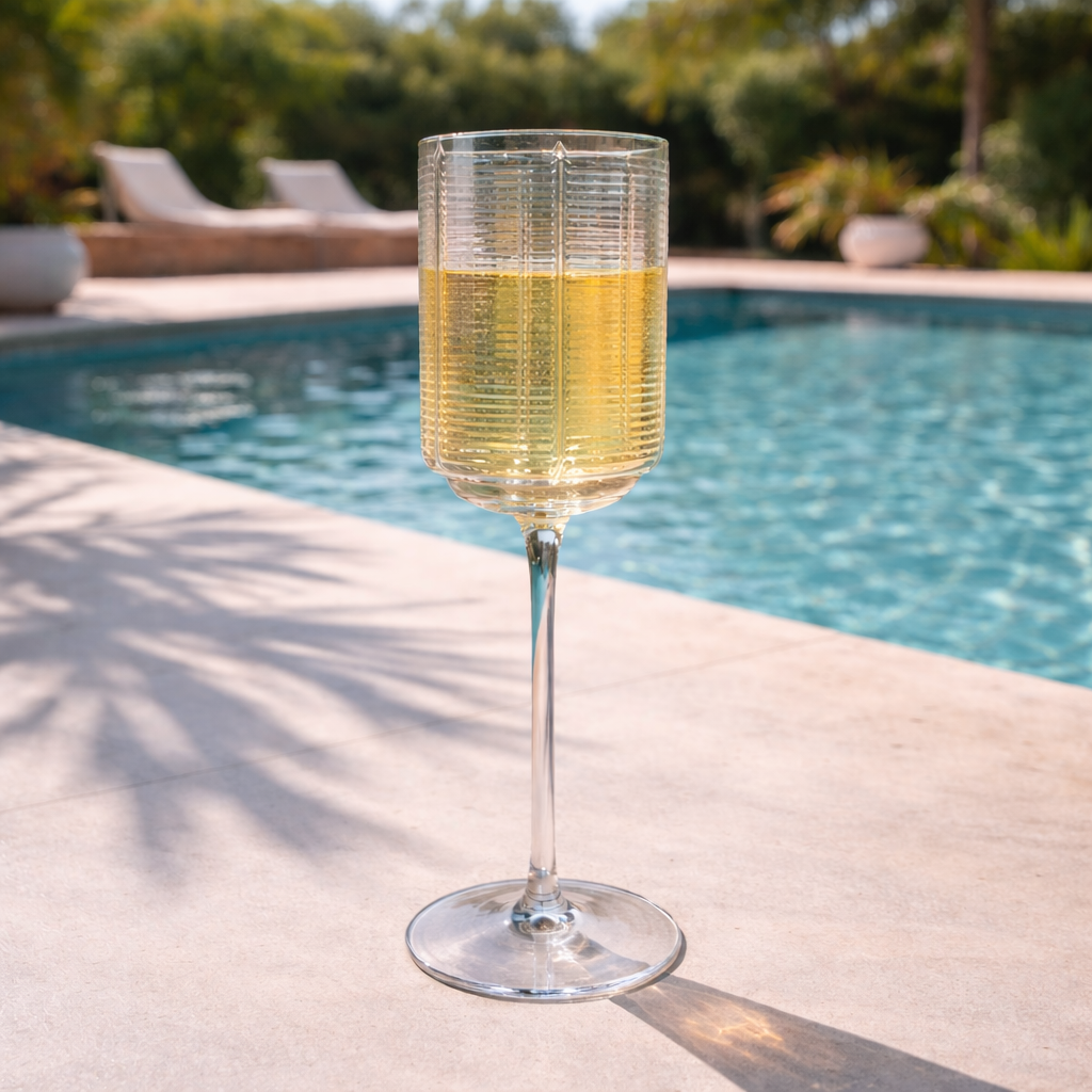 Crystal Champagne Goblets – 6pcs