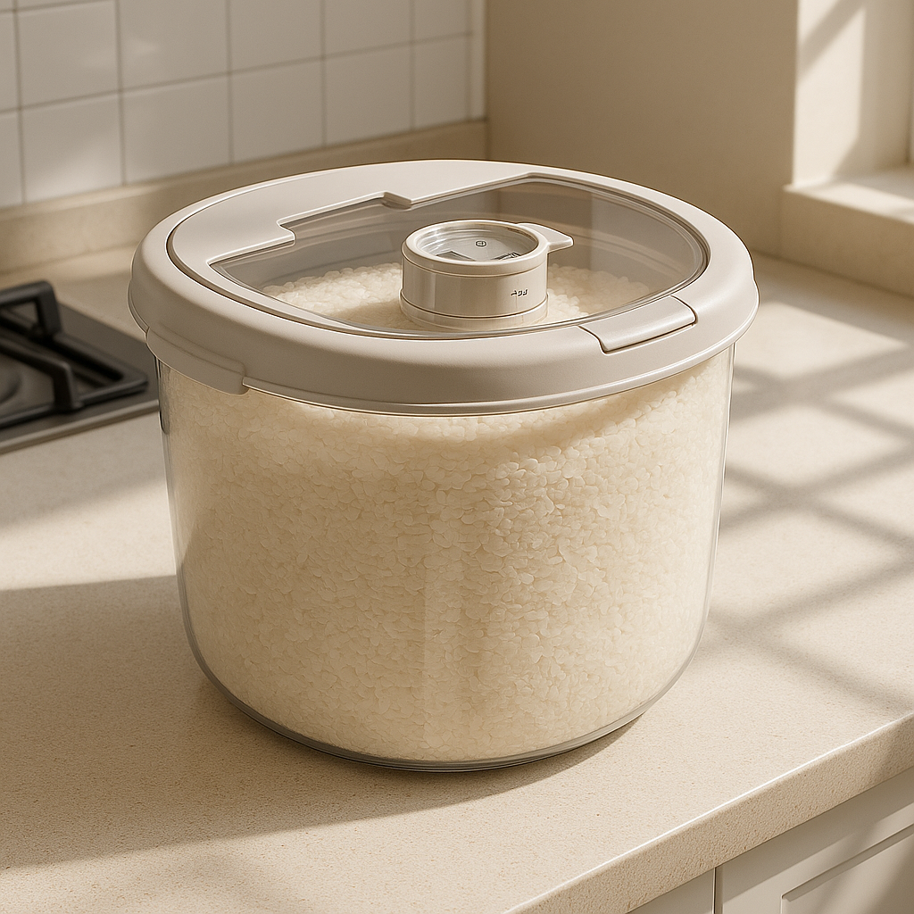 Airtight Acrylic Grain Container