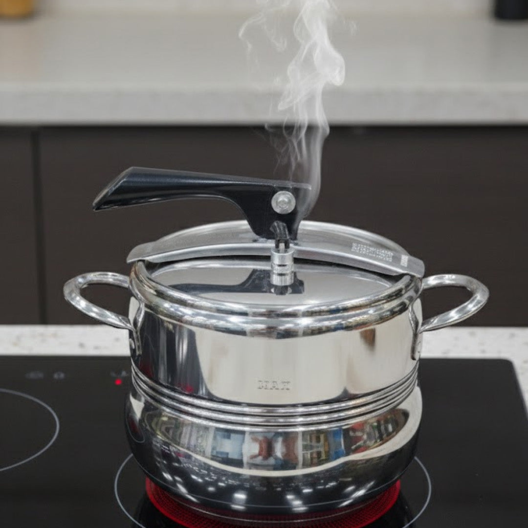 O.M.S Premium Pressure Cooker – 5L, 7L & 9L | Heavy Duty Aluminium Cooker