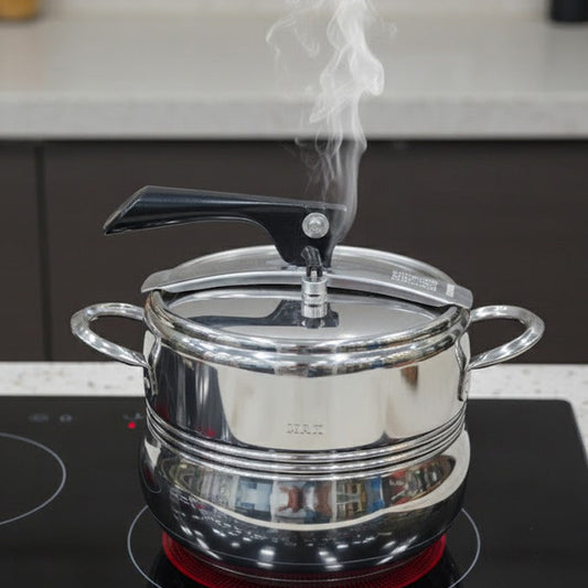 O.M.S Premium Pressure Cooker – 5L, 7L & 9L | Heavy Duty Aluminium Cooker