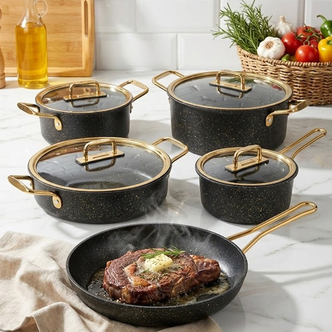 Falez PAREM 9 Pcs Cooking Set | Premium Turkish Cookware Pakistan