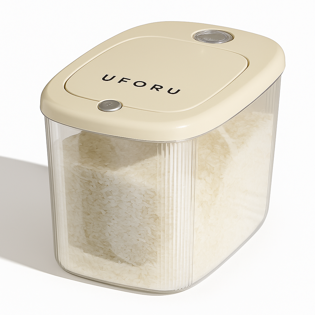 Airtight Acrylic Grain Container – 10kg