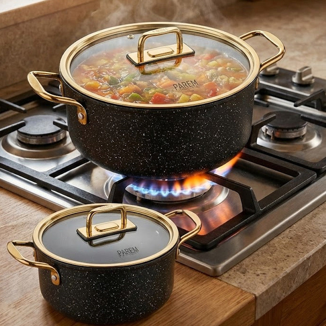 Falez PAREM 9 Pcs Cooking Set | Premium Turkish Cookware Pakistan