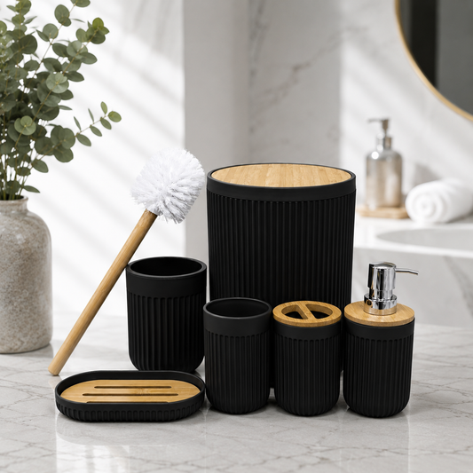Premium 6-Piece Bathroom Countertop Set
