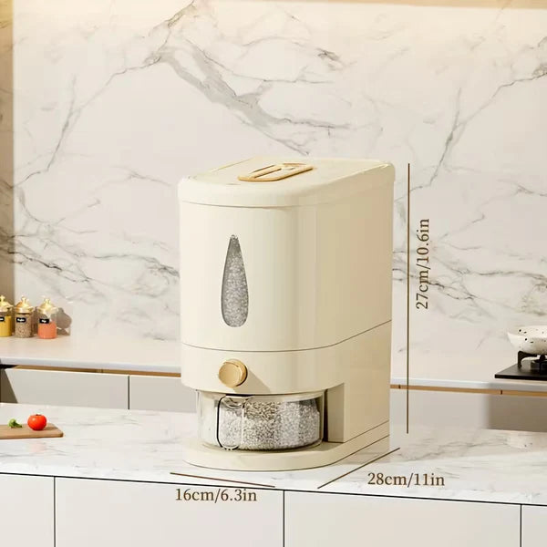 10KG Slim Airtight Rice Storage Dispenser