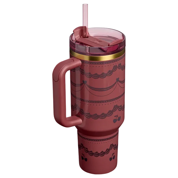 The Valentine’s Day Quencher H2.0 Flowstate™ Tumbler | 40 OZ – Red Velvet Cake