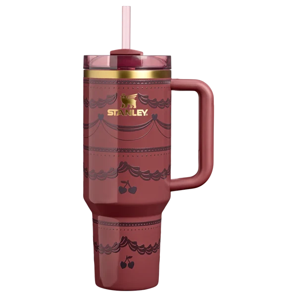 The Valentine’s Day Quencher H2.0 Flowstate™ Tumbler | 40 OZ – Red Velvet Cake