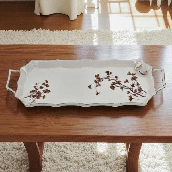Angela 15.5" Ceramic Serving Tray