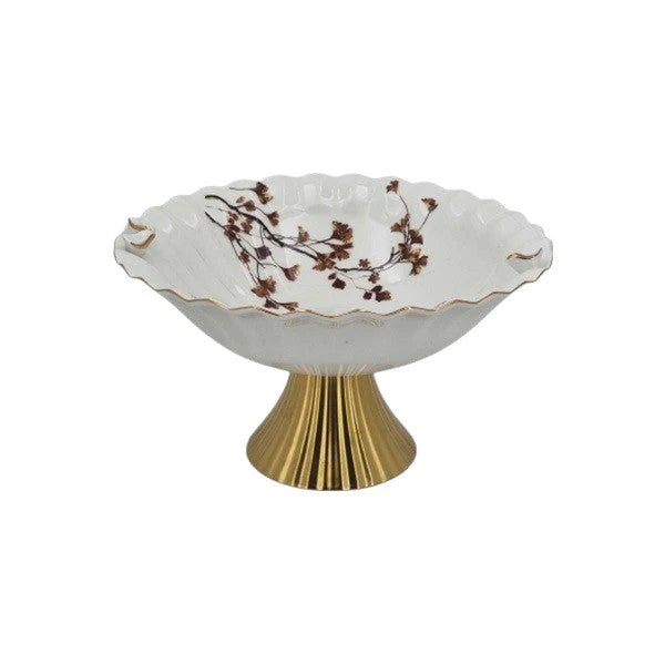 Angela 12" Ceramic Fruit Bowl