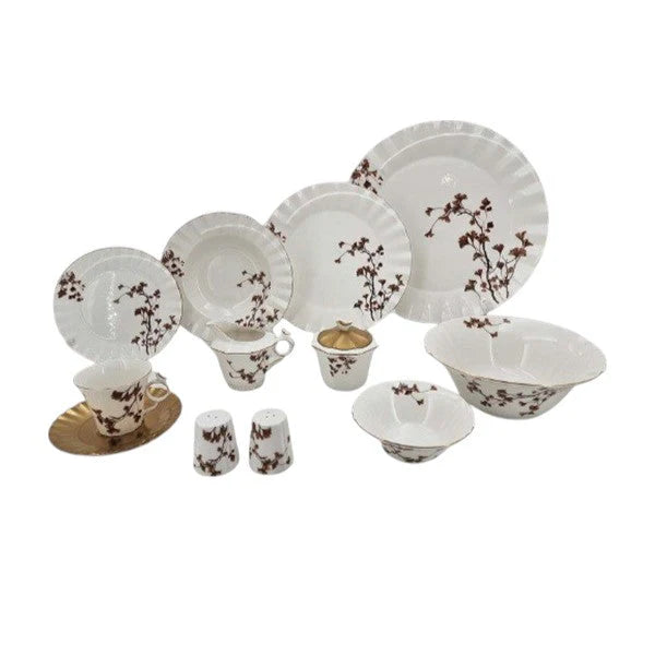 Angela 44-Piece Ceramic Dinner Set