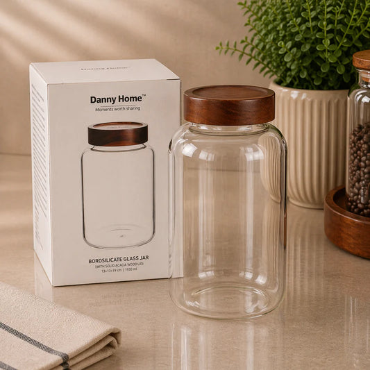Danny Home Borosilicate Sealed Glass Jar 1930ml