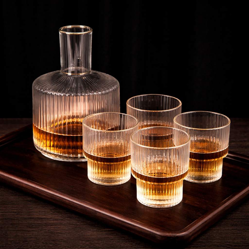 Premium Decanter Set 5Pcs