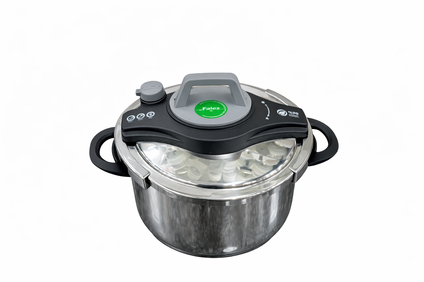 Falez Pressure Cooker – Black Color | 7 Liter Heavy-Duty Cooker