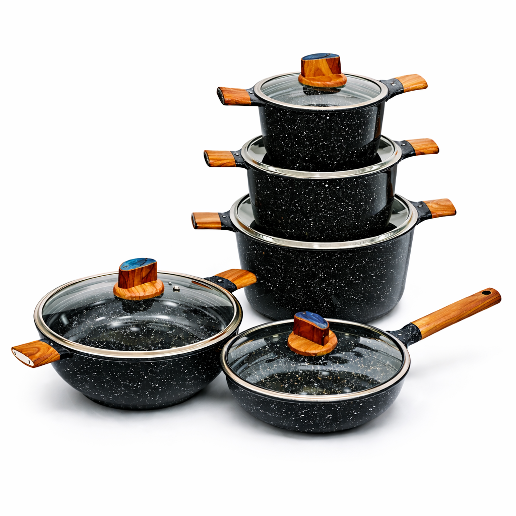 Granite Cookware Set – 12pcs