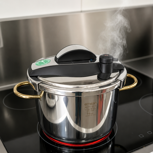 Falez 6L Stainless Steel Pressure Cooker