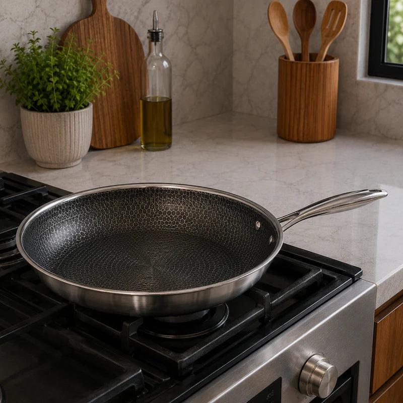 Stainless Steel Fry Pan | 30cm