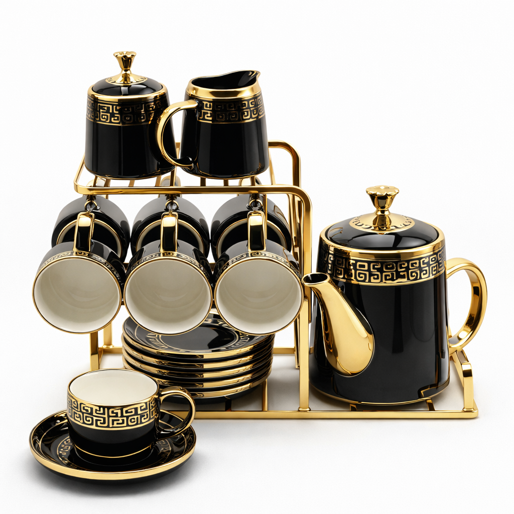 Porcelain Tea & Coffee Set – 15pcs