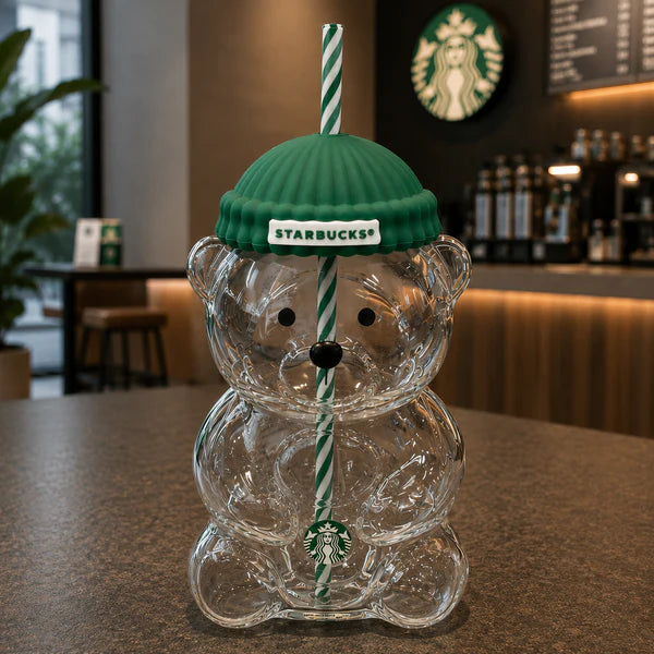 Starbucks Bearista Glass Cold Cup - 20oz