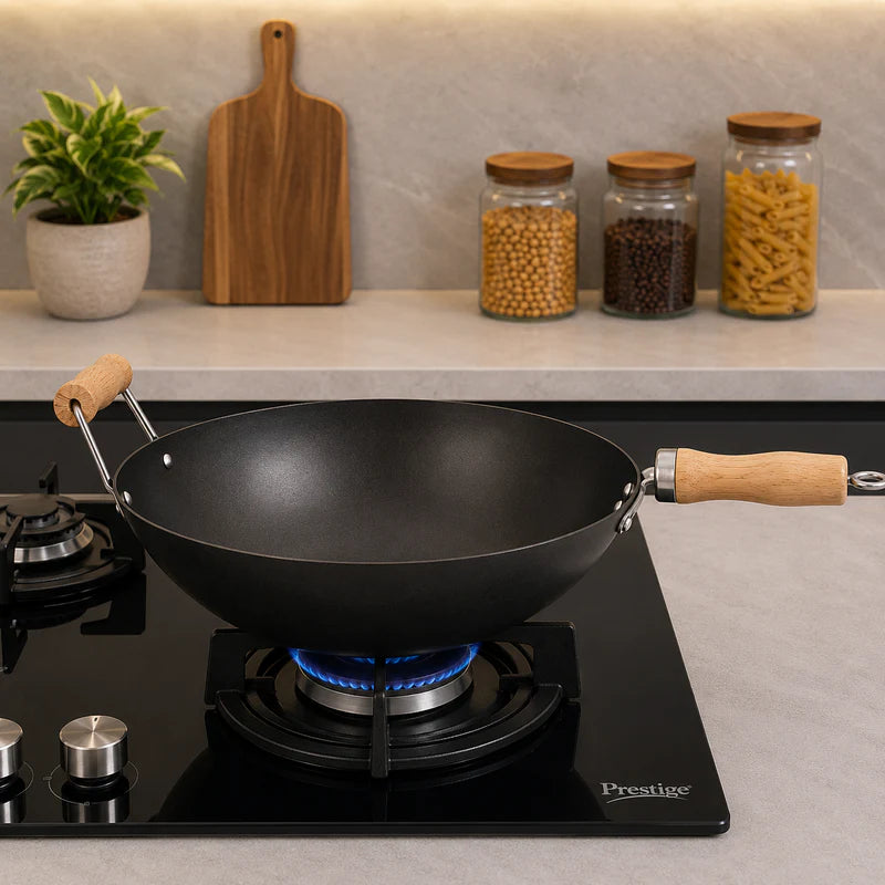Prestige 34cm Professional Wok Pan