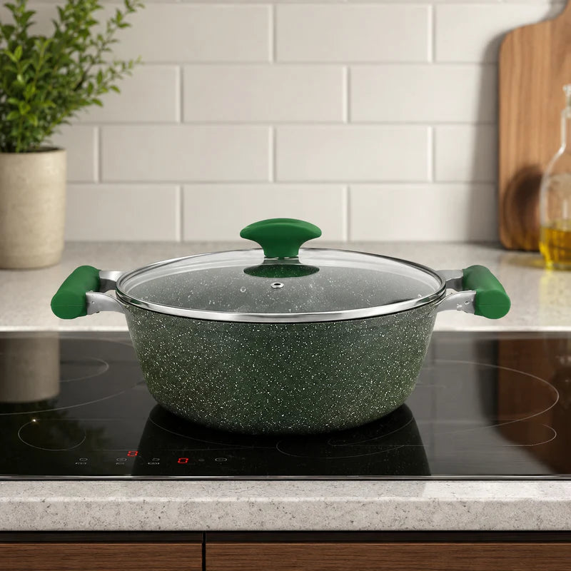 Prestige Essentials Granite Finish Cooking Pot – 30cm