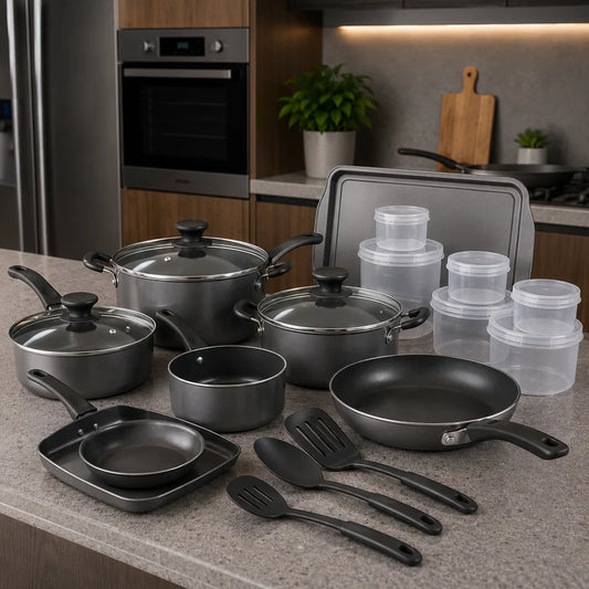 Prestige 20Pcs Cooking Set | Gray