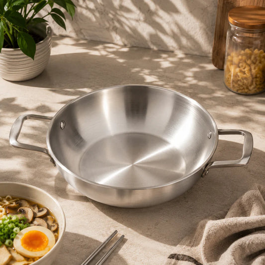 Ramen Pot – 20cm Silver