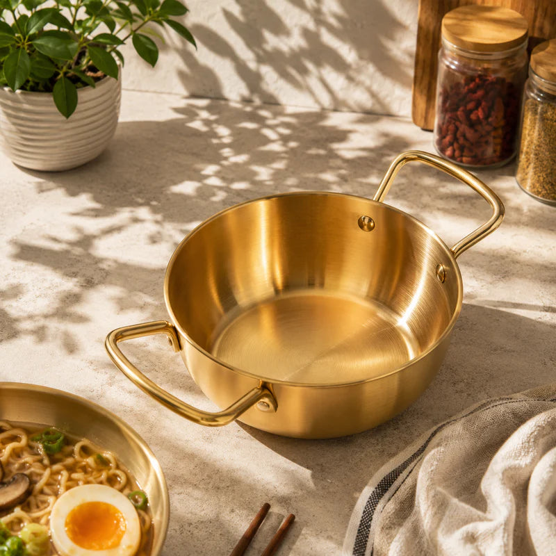 Korean Ramen Pot Gold – 22cm