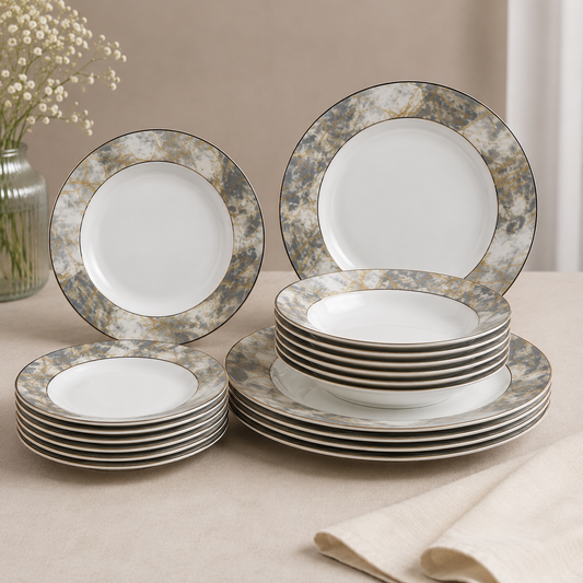 Premium Superbone 18pcs Dinnerware Set