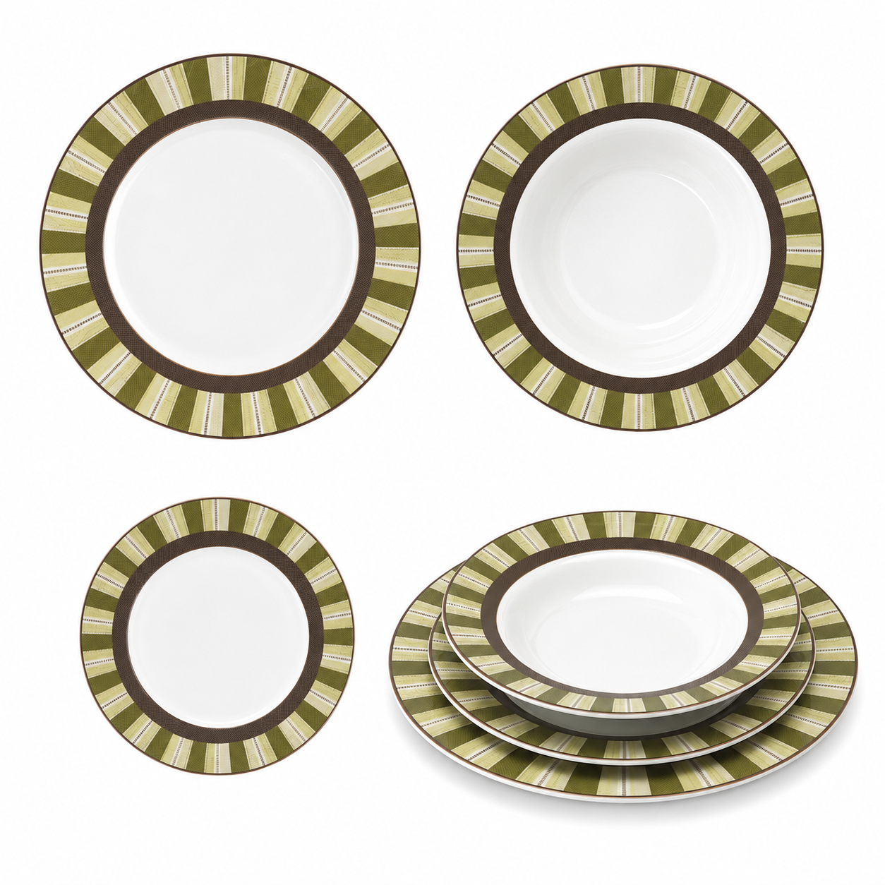 Premium Superbone 18pcs Dinnerware Set