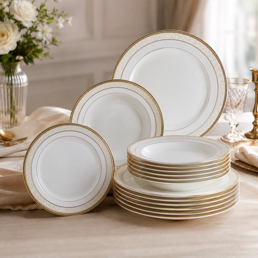 Premium Superbone 18pcs Dinnerware Set