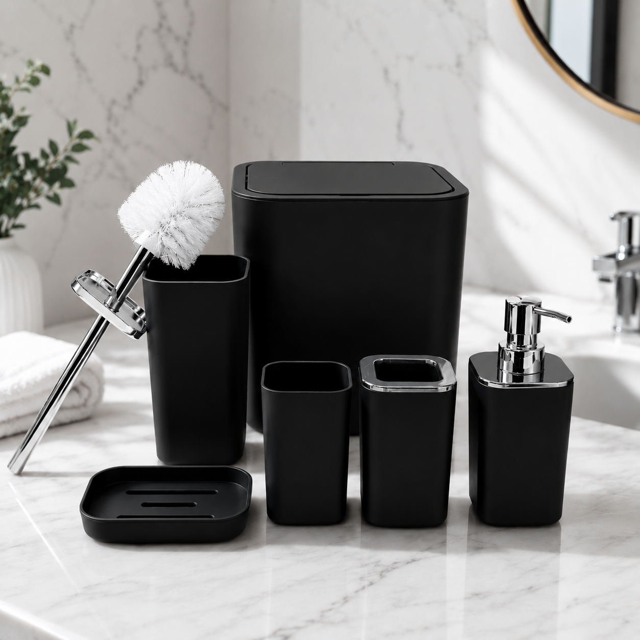 EliteStyle 6-Piece Bathroom Set